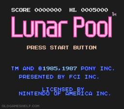 Lunar Pool online game screenshot 1