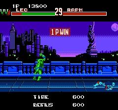 Teenage Mutant Ninja Turtles - Tournament Fighters online game screenshot 1