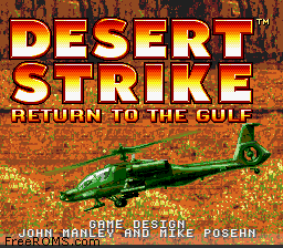 Desert Strike - Return to the Gulf online game screenshot 1