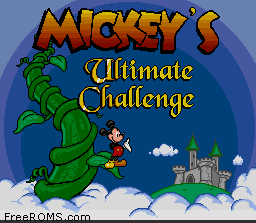 Mickey's Ultimate Challenge online game screenshot 1