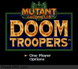 Mutant Chronicles - Doom Troopers online game screenshot 1