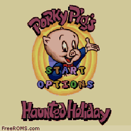 Porky Pig's Haunted Holiday online game screenshot 1
