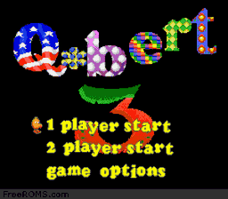 Q-bert 3 online game screenshot 1