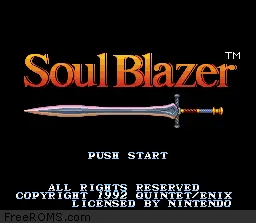 Soul Blazer online game screenshot 1