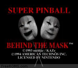 Super Pinball - Behind the Mask-preview-image