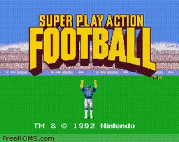Super Play Action Football online game screenshot 1