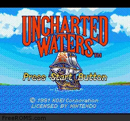 Uncharted Waters online game screenshot 1