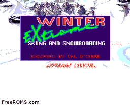 Winter Extreme Skiing and Snowboarding online game screenshot 1