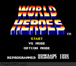 World Heroes online game screenshot 1