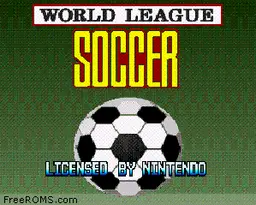 World League Soccer online game screenshot 1