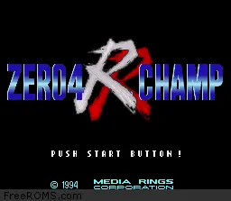 Zero 4 Champ RR online game screenshot 1