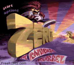 Zero the Kamikaze Squirrel online game screenshot 1