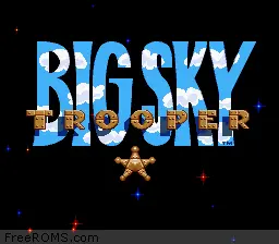 Big Sky Trooper online game screenshot 1