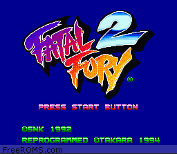 Fatal Fury 2 online game screenshot 1
