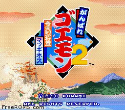 Ganbare Goemon 2 - Kiteretsu Shougun Magginesu online game screenshot 1