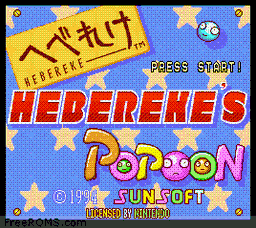 Hebereke's Popoon online game screenshot 1