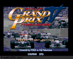 Human Grand Prix IV - F1 Dream Battle online game screenshot 1