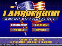Lamborghini - American Challenge online game screenshot 1