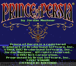 Prince of Persia 1992 online game screenshot 1