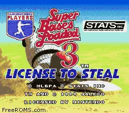 Super Bases Loaded 3 - License to Steal online game screenshot 1