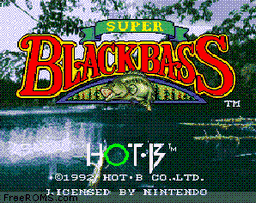 Super Black Bass online game screenshot 1