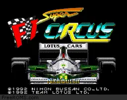 Super F1 Circus online game screenshot 1