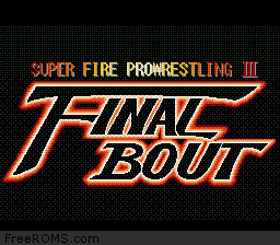 Super Fire Pro Wrestling III - Final Bout online game screenshot 1