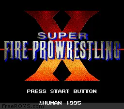 Super Fire Pro Wrestling X online game screenshot 1