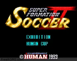 Super Formation Soccer II online game screenshot 1