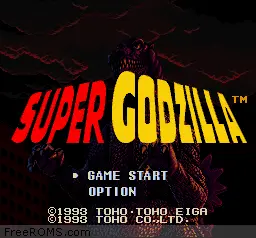 Super Godzilla online game screenshot 1