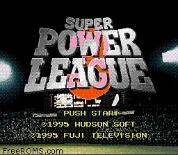 Super Power League 3 online game screenshot 1