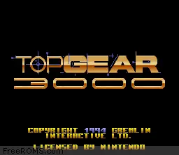 Top Gear 3000 online game screenshot 1