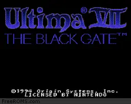 Ultima VII - The Black Gate online game screenshot 1