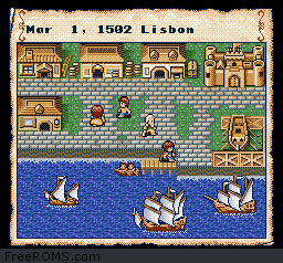 Uncharted Waters online game screenshot 2