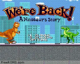 We're Back! - A Dinosaur's Story online game screenshot 1