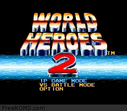 World Heroes 2 online game screenshot 1