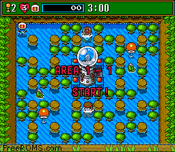 Super Bomberman 3 online game screenshot 2