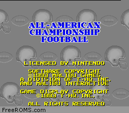 All-American Championship Football