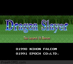 Dragon Slayer - Eiyuu Densetsu