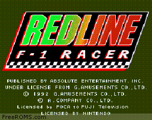 Redline F-1 Racer