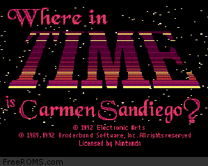 Where in Time is Carmen Sandiego