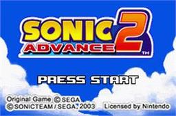 Sonic Advance 2 japan online game screenshot 2