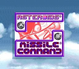 Asteroids & Missile Command online game screenshot 1