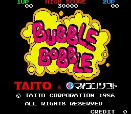 Bubble Bobble online game screenshot 1