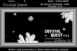 Crystal Quest online game screenshot 1