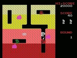 Dig Dug online game screenshot 2