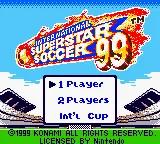 International Superstar Soccer '99 online game screenshot 1