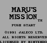 Maru's Mission online game screenshot 1