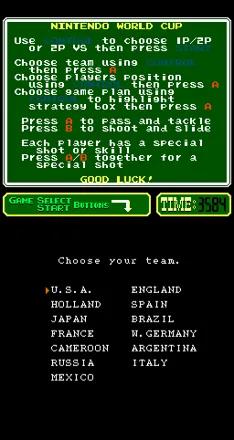 Nintendo World Cup online game screenshot 2