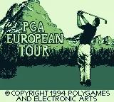 PGA European Tour online game screenshot 1